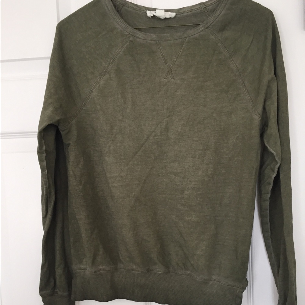Soft green top